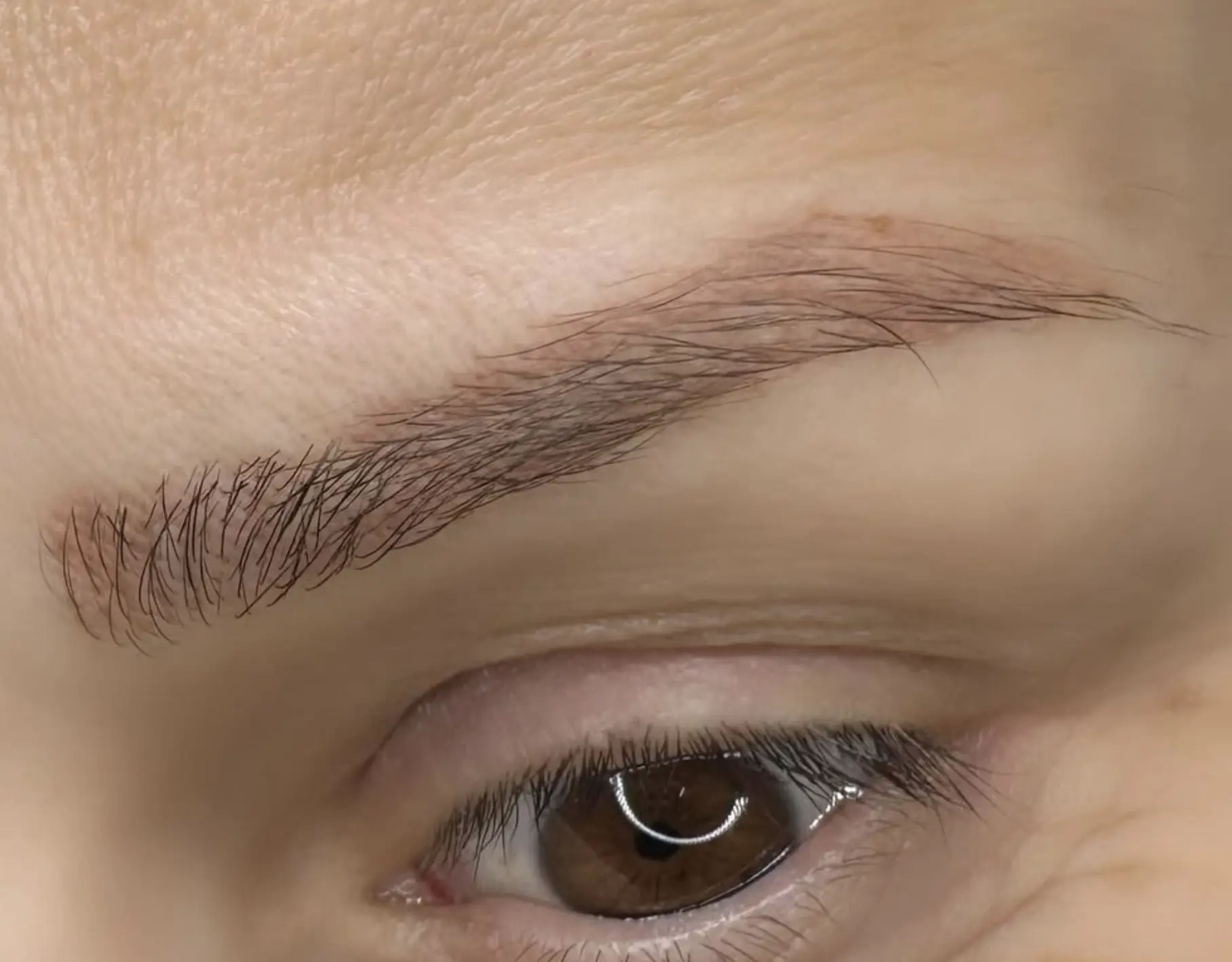 microblading fading stages